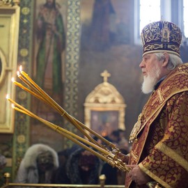 5 апреля 2018 года, в Великий Четверток, день Воспоминания Тайной Вечери, митрополит Самарский и Тольяттинский Сергий совершил Божественную литургию